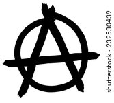 anarchy symbol isolated on... | Shutterstock .eps vector #232530439