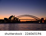 Sydney Harbour At Dusk