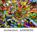 Stained Glass Series. Artistic...