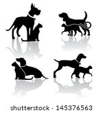Vet Pet Icons Symbols Set Eps 8 ...