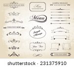 this image is a vector set that ... | Shutterstock .eps vector #231375910