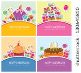 Birthday Cards Set