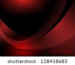 abstract red background lines | Shutterstock .eps vector #128418683