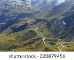 Grossglockner road. The Grossglockner high alpine road is the highest mountain road in Austria. Hohe Tauern National Park, Austrian Alps, Austria
