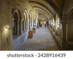 Small photo of VEZELAY, SPAIN - JUNE 5, 2023: Monastery and Basilica Ste Madeleine of Vezelay - France, Burgundy, UNESCO World Heritage Site