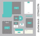 stationary template design.... | Shutterstock .eps vector #229662196