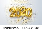 happy new 2020 year. holiday... | Shutterstock .eps vector #1473954230