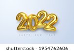 happy new 2022 year. holiday... | Shutterstock .eps vector #1954762606