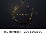 abstract black circle shape... | Shutterstock .eps vector #2031143930