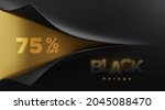black friday sale banner design.... | Shutterstock .eps vector #2045088470