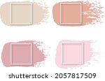 pink paint with white frame... | Shutterstock .eps vector #2057817509