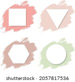 pastel blot with white poster... | Shutterstock .eps vector #2057817536