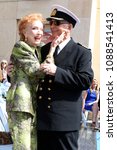 Small photo of LOS ANGELES - MAY 10: Jeraldine Saunders, Gavin MacLeod at the Princess Cruises Receive Honorary Star Plaque as Friend of the Hollywood Walk Of Fame at Dolby Theater on May 10, 2018 in Los Angeles, CA