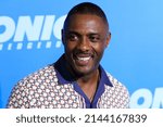 Small photo of LOS ANGELES - APR 5: Idris Elba at the Sonic The Hedgehog 2 LA Premiere at Village Theater on April 5, 2022 in Westwood, CA