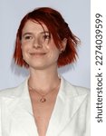 Small photo of LOS ANGELES - MAR 9: Jessie Buckley at the 17th Annual Oscar Wilde Awards at the Bad Robot Offices on March 9, 2023 in Santa Monica, CA
