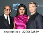Small photo of LOS ANGELES - APR 25: Stanley Tucci, Priyanka Chopra Jonas, Richard Madden at the Citadel Series Premiere at the Culver Theater on April 25, 2023 in Culver City, CA