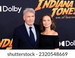 Small photo of LOS ANGELES - JUN 14: Harrison Ford, Calista Flockhart at Indiana Jones and the Dial of Destiny Los Angeles Premiere at the El Capitan Theatre on June 14, 2023 in Los Angeles, CA