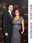 Small photo of LOS ANGELES - MAY 1: Brian McDaniel, Angelica McDaniel at the 43rd Daytime Emmy Awards at the Westin Bonaventure Hotel on May 1, 2016 in Los Angeles, CA