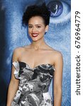 Small photo of LOS ANGELES - JUL 12: Nathalie Emmanuel at the "Game of Thrones" Season 7 Premiere Screening at the Walt Disney Concert Hall on July 12, 2017 in Los Angeles, CA