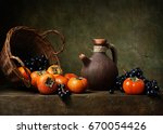 Still Life With Persimmons And...