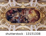 Golden Church Ceiling With...