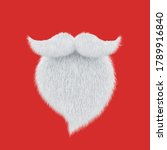 Santa Claus Beard And Mustache...