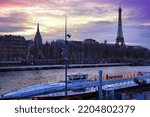 Paris City  France. Eiffel...