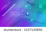 colorful geometric background.... | Shutterstock .eps vector #1227135850