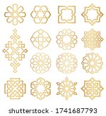 vector set of logo design... | Shutterstock .eps vector #1741687793