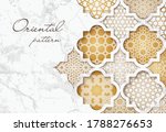 oriental pattern. vector golden ... | Shutterstock .eps vector #1788276653