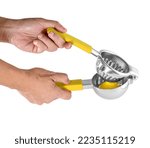 Small photo of Metal lemon juicer for the kitchen