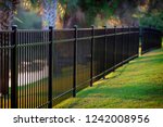 Black Aluminum Fence 3 Rails 
