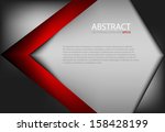 red modern background line... | Shutterstock .eps vector #158428199