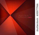 red background square triangle... | Shutterstock .eps vector #600077966