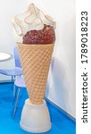 Ice Cream Cone Sign At Expo...