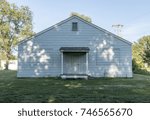 Small photo of ROSEMOUNT, MN/USA - JULY 26, 2016 - An abandoned building at the Gopher Ordnance Works, a WW II-era munitions plant in Rosemount