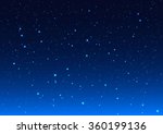 stars in night sky. background... | Shutterstock .eps vector #360199136