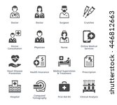 medical services icons set 4  ... | Shutterstock .eps vector #446812663