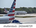 Small photo of Newark Liberty International Airport - July 25: American Airlines N447AN - Airbus A321-253NX airplane on July 25, 2023 in EWR - Newark Liberty International Airport, Newark, United States