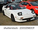 Small photo of QUEZON CITY, PH - MAY 14 - Toyota mr2 at Bumper 2 Bumper car show on May 14, 2023 in Quezon City, Philippines. Bumper 2 Bumper is a car show held nationwide in Philippines.