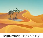 landscape of desert with sand...