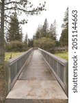 Small photo of A walking path in Turnbull Wildlife Refiuge near Cheney, Washington.