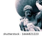 Statue Of The Greek God Atlas...