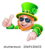 a leprechaun st patricks day... | Shutterstock . vector #2069130653