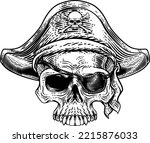 Pirate Skull Skeleton Grim...