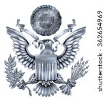 Silver Great Seal Of The United ...