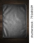 a black leather texture... | Shutterstock . vector #75168109