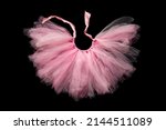 Girly tule tutu skirt with pink ...