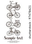 Vintage Bicycle Card