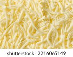Organic Shredded Mozzarella Cheese in a Bowl